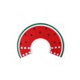 thumbnail image 3 of 1pc Pet Donut Collar, Orange Collar, Watermelon Collar, Adjustable Elizabethan Collar, Beauty Cover Prevent Bite Collar For Cat & Dog, Suitable For Ca, 3 of 4
