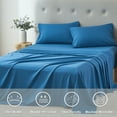 thumbnail image 2 of Davulos Queen Bed Sheet Set 4 Piece Comfy Breathable Sheets & Pillowcase Sets Wrinkle Free & Fade Resistant Fitted Sheet Hotel Luxury Queen Bedding for Women Men, 2 of 8