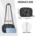 thumbnail image 4 of FORMRS Mini Crossbody Bag for Women Adjustable Rope Shoulder Casual Phone Purse, Elegant Geometric Pattern, 4 of 7