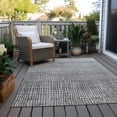 thumbnail image 3 of Dalyn Rugs Machine Washable Indoor/Outdoor Chantille Gray 9' x 12' Rug, 3 of 9