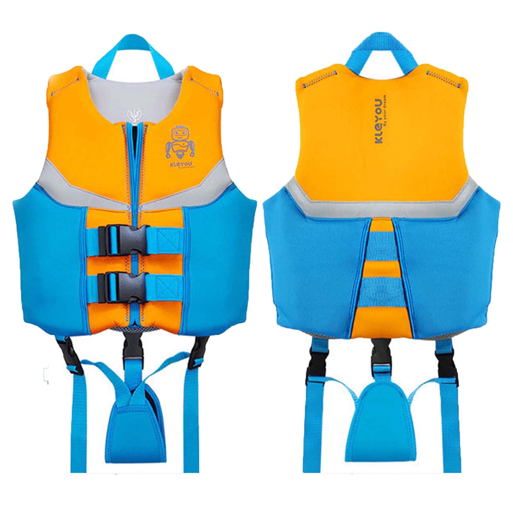 Kids Swim Vest Life Jacket Flotation Swimming Aid with Adjustable Safety Strap Children Life Vest