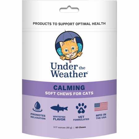 Under the Weather Soft Chews for Cats  Calming 60