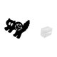 thumbnail image 5 of Reloj de pared,Reloj de pared decorativo para baño o dormitorio,caso de tejido,Caja de almacenamiento de papel higiénico para montaje en pared,Soporte de pared acrílico para papel higiénico, 5 of 8