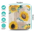 thumbnail image 5 of Washable Rubber Sunflower Cute Floral Dish Drying Mats for Kitchen Counter Home Large Coffee Bar Pad Accessories and Decor for Utensils Stemware 16''x18'', 5 of 7