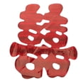 thumbnail image 1 of CIMAXIC 100 Pcs Autocollants Décoratifs Rouges Double Bonheur en Plastique, 11.81"X10.24 Pouces(LxW), 1 of 4