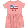 thumbnail image 3 of Inktastic USA Soccer Girls Toddler Dress, 3 of 5