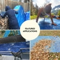 thumbnail image 5 of TARP SUPPLY Inc. 15'x20' Mutipurpose Blue Poly Tarp with Aluminum Grommets and Rope Reinforced Edges,Waterproof,UV Resistant Lightweight 5 Mil Protective Cover for Car,Camping,Outdoor, 5 of 9
