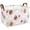 Pink background rabbit Easter egg, variant on NIETEIN Pink Large Easter Basket Canvas Personalized Cute Rabbit Design for Kids