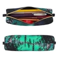 thumbnail image 2 of Fotbe Northern Lights 2 Estuche para Lápices de Cuero con Estampado, Estuche con Cremallera Resistente, Organizador Compacto y Elegante para Papelería, 2 of 7
