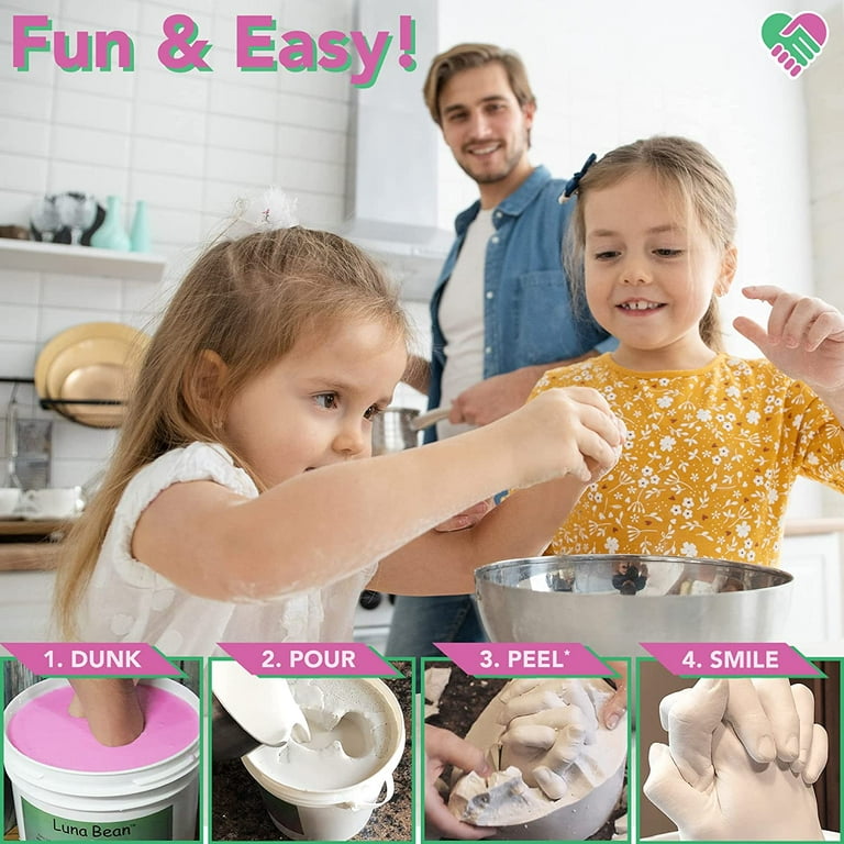 LifeMold Alginate Molding Powder for Hand Casting, Life Casting, Baby Molding  Kit, Couples Casting - Non-Toxic Casting - 1lb (454g)