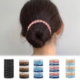 thumbnail image 1 of Sentmoon Hair Ties No Damage Hair Bands 15pcs Embroidery Thread High Elastic Ponytail Hair Ring Female Rubber Hair Rope 15pcs, 1 of 5