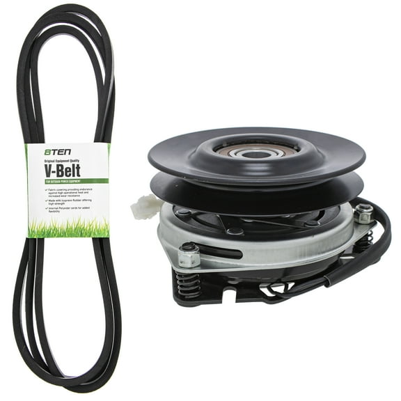 8TEN Belt PTO Clutch Kit for AYP Husqvarna Poulan 2354GXLS GT54LS MK1006335
