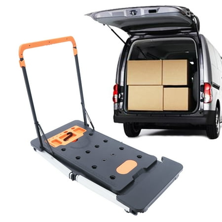 

DENEST 7-in-1 Multi-functional Workbench Folding Work Stand with Wheels Portable Work Platform Adjustable Height Sawhorse Platform Roller Board Transport Trolley