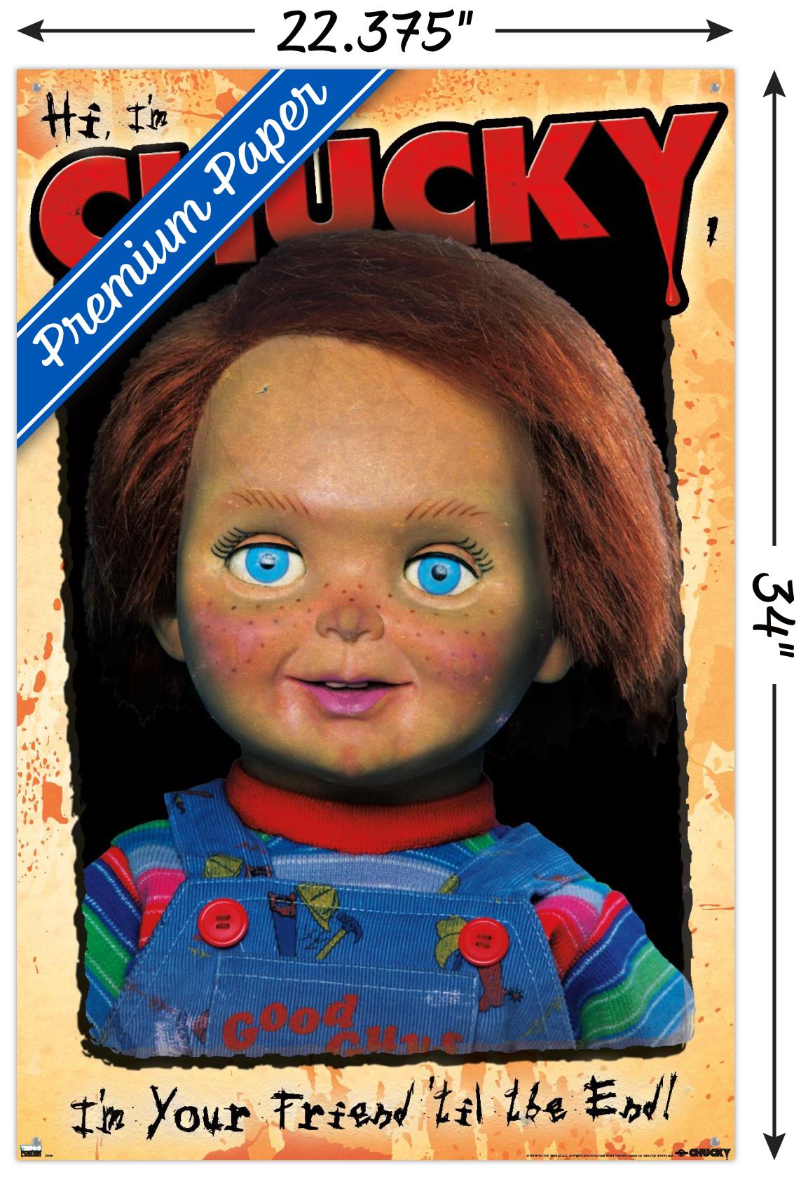 Child's Play 2 - Portrait Wall Poster with Pushpins, 22.375" x 34"