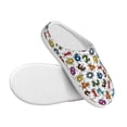 thumbnail image 3 of Kdxio Colorful Numbers Women's Men's Slippers Plush Slip-On House Slipper for Winter Indoor Soft Cushion Non-slip Fluffy Slides Slippers-11, 3 of 7
