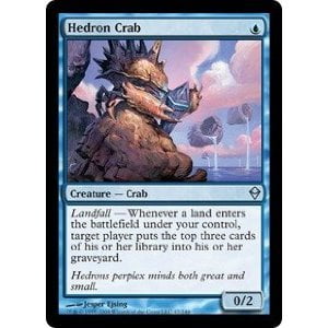 Mtg Mercadian Masques Single - - Hedron Crab (47) - Zendikar, A single individual card from the Magic: the Gathering (MTG) trading and collectible card game (TCG/CCG). Ship from US