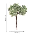 thumbnail image 2 of VERDANVERSE 5Ud Ramo De Flores Artificiales Decorativas Para Bodas Y Casa Color Verde Duradero, 2 of 6