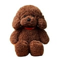 thumbnail image 1 of Surakey 12.6" Plush Dog Toys,Curly Haired Teddy for Kids Birthday Gift Dark Brown, 1 of 10