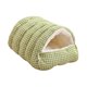 thumbnail image 3 of Cama para gatos, cálida y suave, gruesa, portátil, con cojín extraíble, suave Verde, 3 of 9