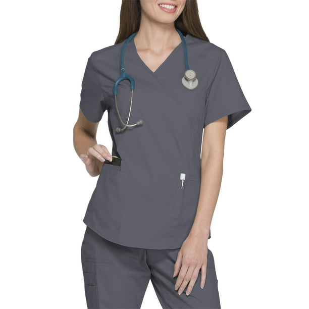 Download Dickies - Scrubstar Women's Fashion Essentials Mock Wrap ...