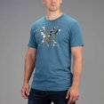 thumbnail image 2 of Remera Vortex Logo Manga Corta XL Azul Acero Jaspeado, 2 of 3