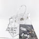 thumbnail image 3 of Bolsos de mano LANNMXG de PVC transparente para mujer a prueba de agua, 3 of 4