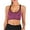 Red, variant on Womens Yoga Sports Bra Padded Medium Support Workout Bras Running Tank Top Longline RacerBack Compression Bras,S-2XL