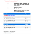 thumbnail image 2 of Speedometer Cable - Compatible with 1978 - 1979, 1985 - 1987 Oldsmobile Cutlass Salon 1986, 2 of 2