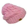 thumbnail image 2 of Basico Unisex Adult Warm Chunky Soft Stretch Cable Knit Beanie Cap Hat, 2 of 5