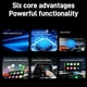 thumbnail image 4 of Adaptador Inalámbrico Carplay Android Auto 2 en 1 Smart Dongle BT () Azul, 4 of 8