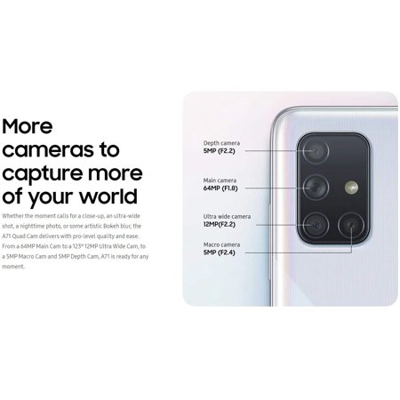 Brand New Samsung Galaxy A71 | Dual SIM | Walmart Canada