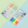 thumbnail image 6 of ZEYAR Highlighters, Dual Tips Marker Pen, Chisel and Fine Tips, 6 Candy Colors, Water Based, Assorted Colors, Quick Dry (6 Candy Colors), 6 of 7