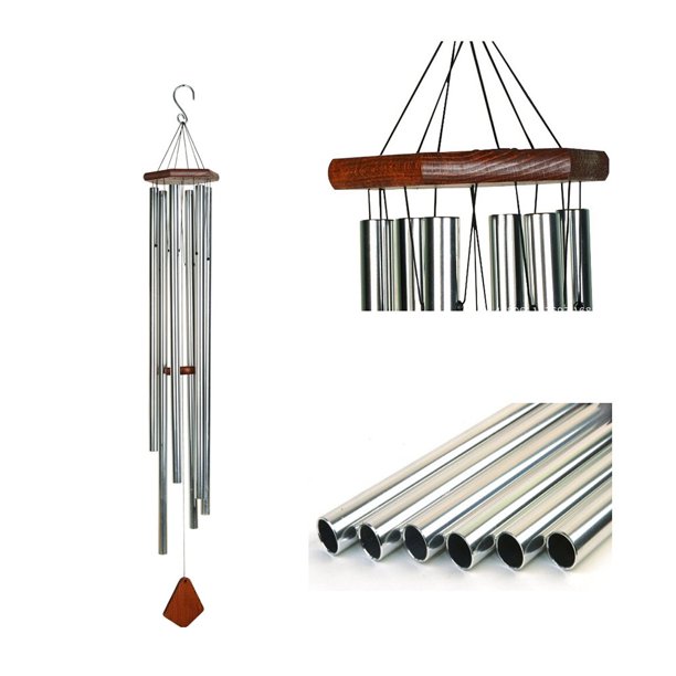 iMeshbean 56" Large Metal Tube Wind Chime Deep Tone Resonant Bass Sound