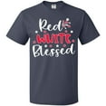 thumbnail image 3 of Inktastic 4th of July Red White Blessed Fireworks T-Shirt, 3 of 5