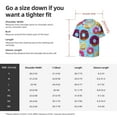 thumbnail image 5 of Kdxio Men'S Hawaiian Shirt For Men Short Sleeve Shirt Donuts Summer Casual Holiday Beach Button Down T-Shirts, 5 of 5