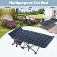 thumbnail image 4 of FICISOG Folding Camping Cots 880lbs Layer Oxford Sleeping Cots with Carry Bag & Mattress, Red, 4 of 10
