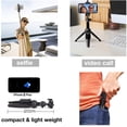 thumbnail image 3 of Portable 40 Inch Aluminum Alloy Selfie Stick Phone Tripod with Wireless Remote Shutter Compatible with iPhone 12 11 pro Xs Max Xr X 8 7 6 Plus, Android Samsung Smartphone, 3 of 7