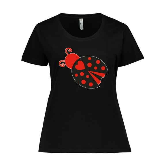 Inktastic Inverse Ladybug Women's Plus Size T-Shirt