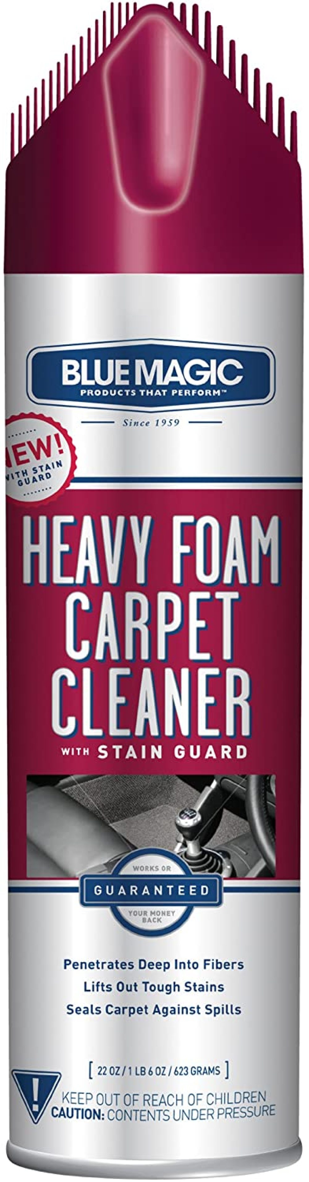 Blue Magic 912 Heavy Foam Carpet Cleaner with Stain Guard 22 oz