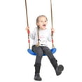 thumbnail image 5 of HOTBEST Trapeze Swing Seat, Replacement Single Swing Seat, Adjustable Ropes Plastic Bench Tree Hanging Swing For Children Garden Playground Backyard Outdoor 220lbs/100kg for 3-10 Years Kids Children, 5 of 9