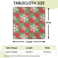 thumbnail image 2 of Premium Christmas Tablecloth 34x34 Square Size, Stretchable Fabric for Holidays and Special Occasions Regular Use, 2 of 6