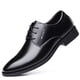 thumbnail image 2 of Zapatos de vestir de cuero para hombre de negocios de otoño Zapatos de cuero con cordones para hombre de 6 cm Zapatos de cuero individuales, 2 of 2
