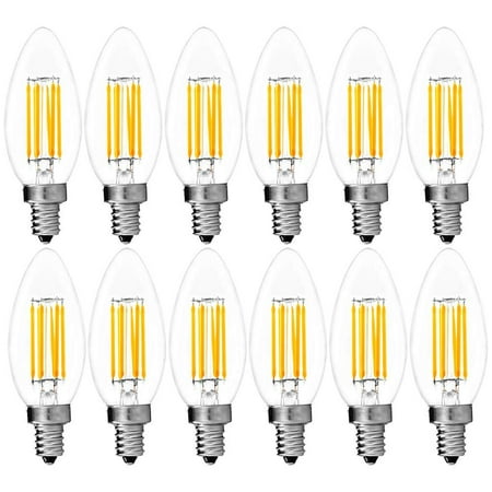 12 Pack Led Candelabra Bulb Luxrite 6w 60w Equivalent 2700k 12 Pack Led Candelabra Bulb Luxrite 6w 60w Equivalent 2700k