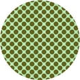 thumbnail image 1 of Ahgly Company Machine Washable Indoor Round Transitional Dark Bronze Brown Area Rugs, 7' Round, 1 of 7
