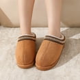 thumbnail image 6 of BERANMEY Cozy Platform Fuzzy Slippers for Women and Men Short Ankle Slippers with Anti-Slip Sole Lined with Warm Furry Perfect for Indoor & Outdoor Use, 6 of 8