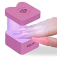 thumbnail image 1 of UV Nail Light, Modelones Innovative UV Led Nail Lamp, Mini Gel Nail Lamp for Gel Polish, Quickly-Dry Nail Cure Lamp, Nail Dryer for Travel Manicure, Nail UV Light for Nail Extens, 1 of 2