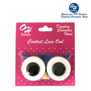 OH Fashion Contact Lens Case Owl style, Blue Navy travel case, 1 pc, eyecare, contact lens, contact storage