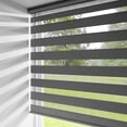 thumbnail image 2 of Cozy Home Cordless Polyester Rollerl Window Blinds, Gray, 70" x 72", 2 of 8