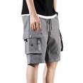 thumbnail image 1 of ¡Caliente! Pantalones de otoño para hombre, pantalones Joggers Harem de Hip Hop, novedad de 2021, pantalones para hombre, pantalones Cargo multibolsillos sólidos, pantalones de chándal ajustados Tan Jianjun unisex, 1 of 2