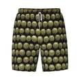 thumbnail image 4 of Lsque Mens Swim Trunks Cactus Farmland Pattern - Bathing Suit Compression Liner - Beach Swim Shorts Swimwear - (S-3XL) - Stretch Quick Dry -3X-Large, 4 of 9